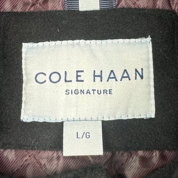 Cole Haan Signature Wool Blend Topper/Car Coat Men's Size Large - Picture 9 of 12